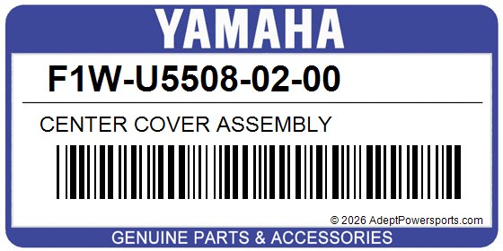 Yamaha F1W-U5508-02-00 Center Cover Assembly