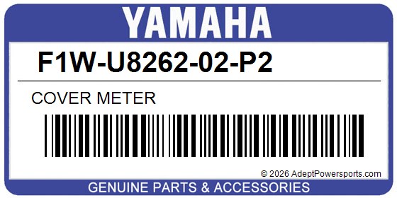 Yamaha F1W-U8262-02-P2 Cover Meter