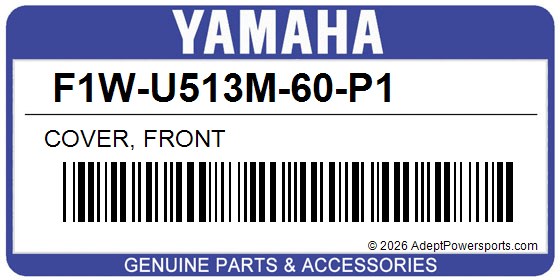 Yamaha F1W-U513M-60-P1 Cover, Front