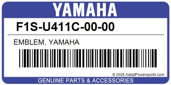 Yamaha F1S-U411C-00-00 Emblem, Yamaha