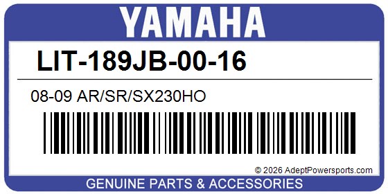 Yamaha LIT-189JB-00-16 08-09 Ar/Sr/Sx230ho