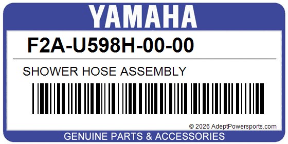 Yamaha F2A-U598H-00-00 Shower Hose Assembly