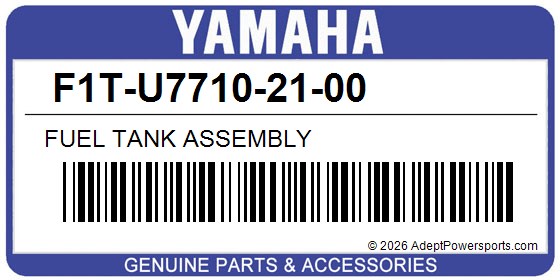 Yamaha F1T-U7710-21-00 Fuel Tank Assembly