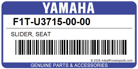 Yamaha F1T-U3715-00-00 Slider, Seat