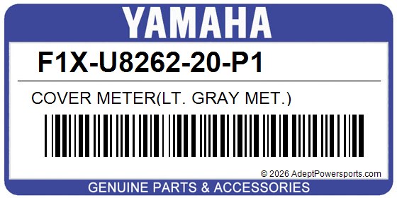 Yamaha F1X-U8262-20-P1 Cover Meter(Lt. Gray Met.)
