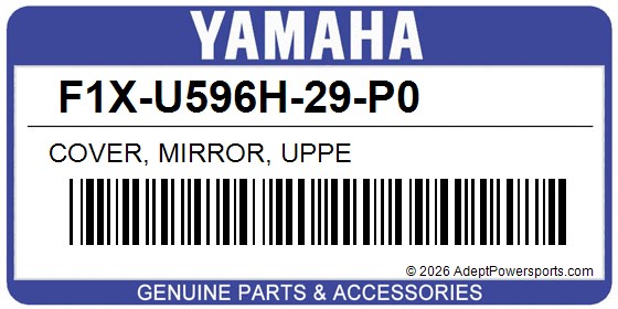 Yamaha F1X-U596H-29-P0 Cover, Mirror, Uppe