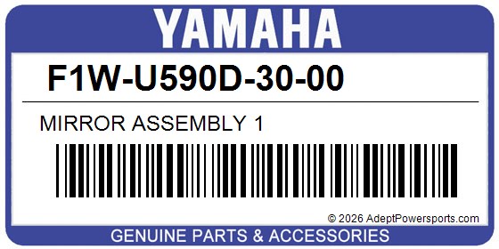 Yamaha F1W-U590D-30-00 Mirror Assembly 1