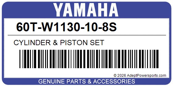 Yamaha 60T-W1130-10-8S Cylinder & Piston Set