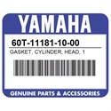 Yamaha 60T-11181-10-00 Gasket, Cylinder, Head, 1