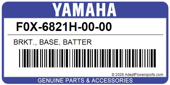 Yamaha F0X-6821H-00-00 Brkt., Base, Batter