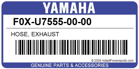 Yamaha F0X-U7555-00-00 Hose, Exhaust