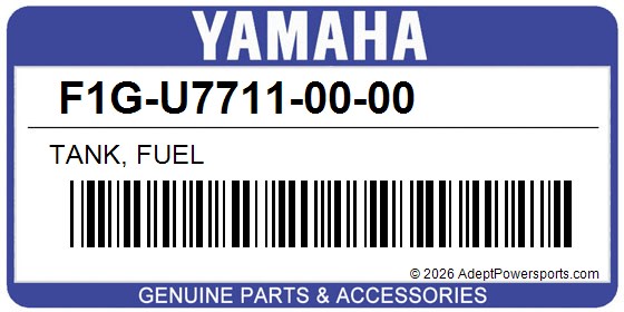 Yamaha F1G-U7711-00-00 Tank, Fuel