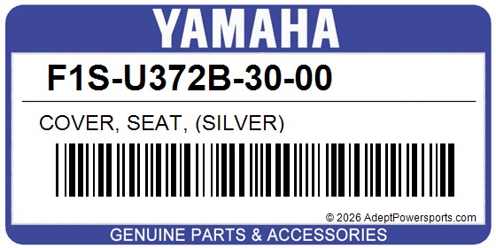 Yamaha F1S-U372B-30-00 Cover, Seat, (Silver)