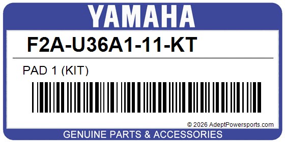 Yamaha F2A-U36A1-11-KT Pad 1 (Kit)