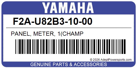 Yamaha F2A-U82B3-10-00 Panel, Meter, 1(Champ