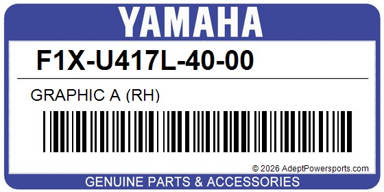 Yamaha F1X-U417L-40-00 Graphic A (Rh)