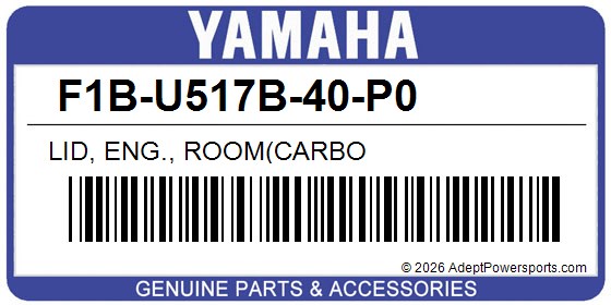 Yamaha F1B-U517B-40-P0 Lid, Eng., Room(Carbo