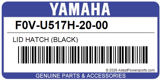 Yamaha F0V-U517H-20-00 Lid Hatch (Black)