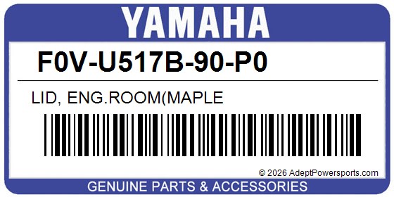 Yamaha F0V-U517B-90-P0 Lid, Eng.Room(Maple