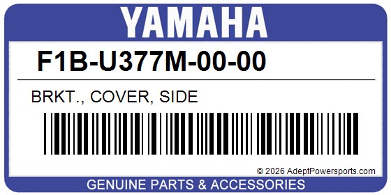 Yamaha F1B-U377M-00-00 Brkt., Cover, Side
