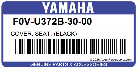 Yamaha F0V-U372B-30-00 Cover, Seat, (Black)