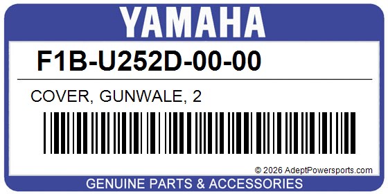 Yamaha F1B-U252D-00-00 Cover, Gunwale, 2