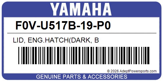 Yamaha F0V-U517B-19-P0 Lid, Eng.Hatch(Dark, B
