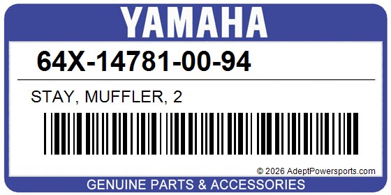 Yamaha 64X-14781-00-94 Stay, Muffler, 2