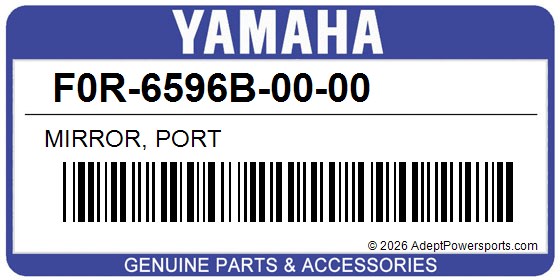 Yamaha F0R-6596B-00-00 Mirror, Port
