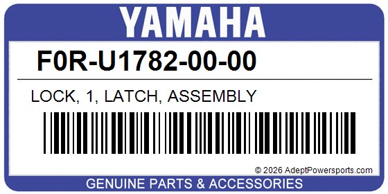 Yamaha F0R-U1782-00-00 Lock, 1, Latch, Assembly