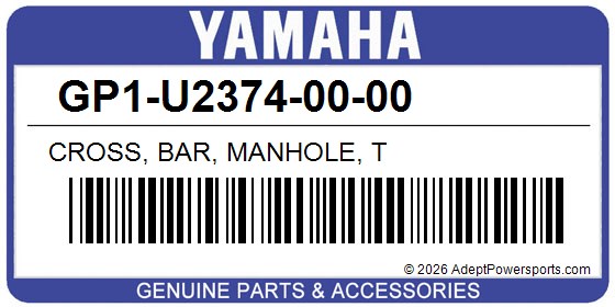 Yamaha GP1-U2374-00-00 Cross, Bar, Manhole, T