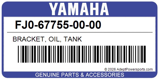 Yamaha FJ0-67755-00-00 Bracket, Oil, Tank