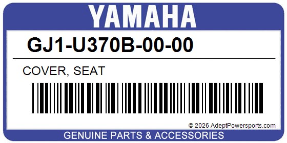 Yamaha GJ1-U370B-00-00 Cover, Seat