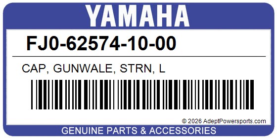 Yamaha FJ0-62574-10-00 Cap, Gunwale, Strn, L