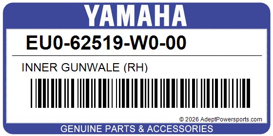 Yamaha EU0-62519-W0-00 Inner Gunwale (Rh)