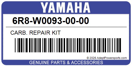 Yamaha 6R8-W0093-00-00 Carb. Repair Kit