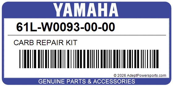Yamaha 61L-W0093-00-00 Carb Repair Kit