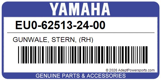 Yamaha EU0-62513-24-00 Gunwale, Stern, (Rh)