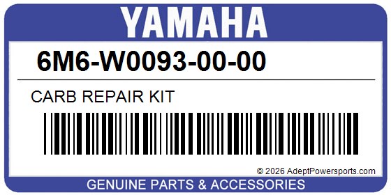Yamaha 6M6-W0093-00-00 Carb Repair Kit