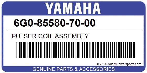Yamaha 6G0-85580-70-00 Pulser Coil Assembly