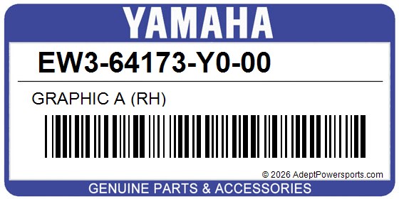 Yamaha EW3-64173-Y0-00 Graphic A (Rh)