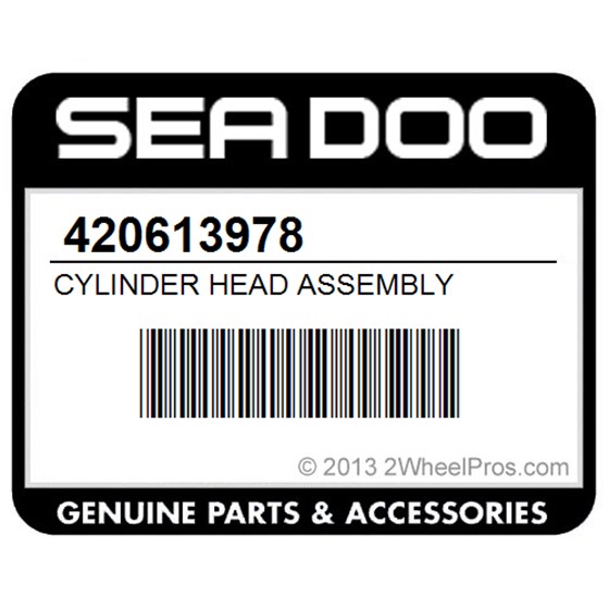 Sea-Doo 420613978 Cylinder Head Assembly