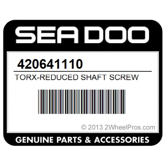 Sea-Doo 420641110 Torx-Reduced Shaft Screw M11 X 147