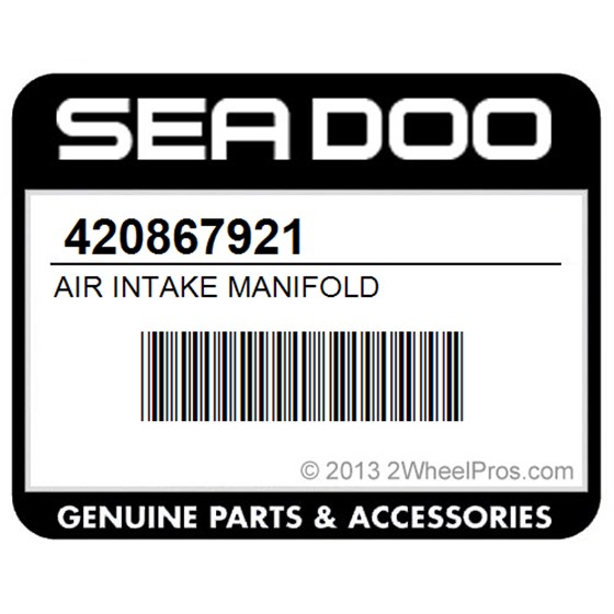 Sea-Doo 420867921 Air Intake Manifold