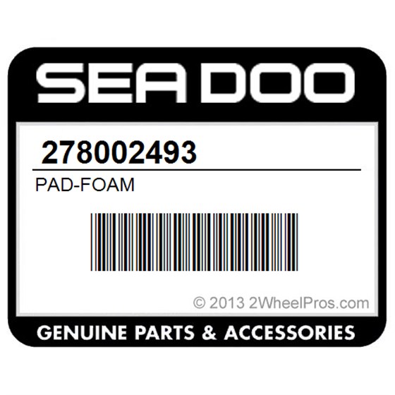 Sea-Doo 278002493 Pad-Foam