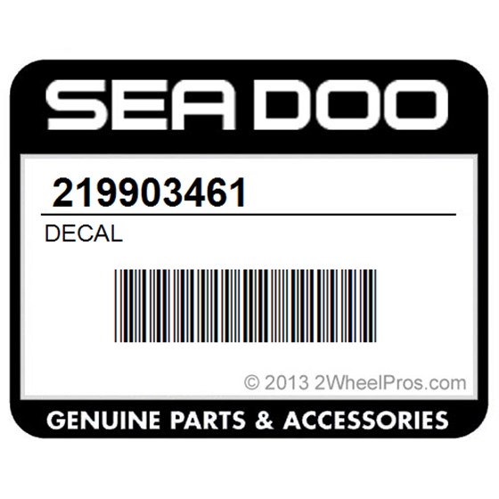 Sea-Doo 219903461 Decal