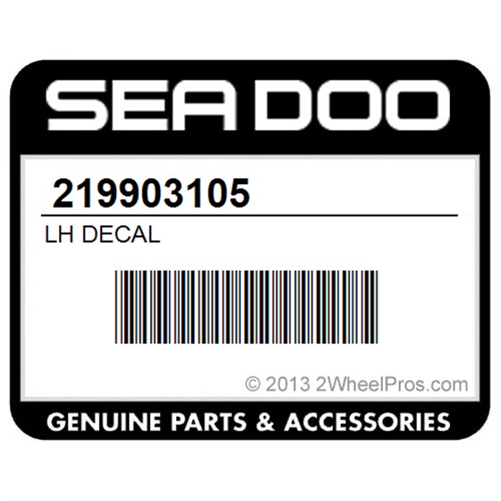 Sea-Doo 219903105 Lh Decal