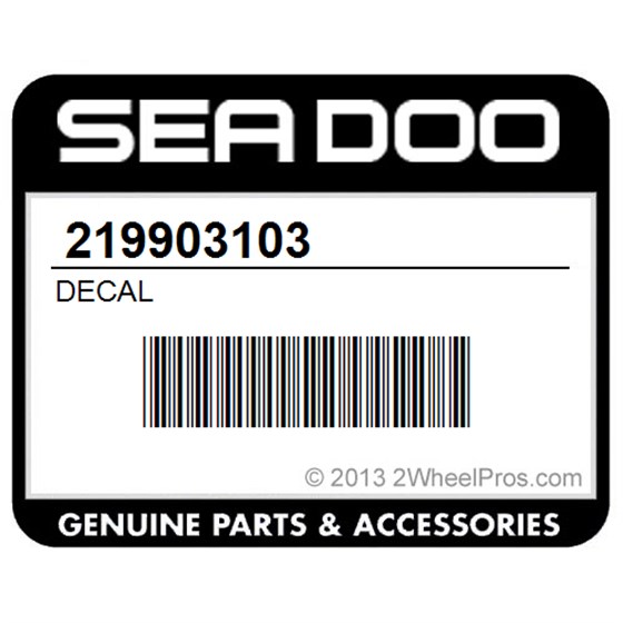 Sea-Doo 219903103 Decal