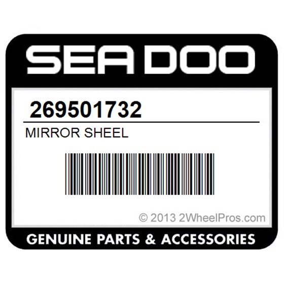 Sea-Doo 269501732 Mirror Sheel