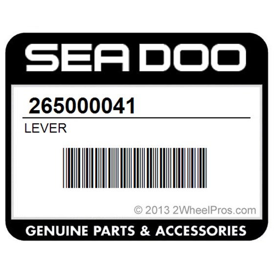 Sea-Doo 265000041 Lever